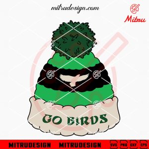 Philadelphia Eagles Winter Hat SVG, Go Birds Hat SVG, PNG, DXF, EPS, Cut Files