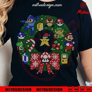 Game Christmas Ugly Sweater SVG, Gamer Xmas Christmas SVG, PNG, DXF, EPS, For Shirts