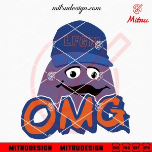LFGM Grimace SVG, Grimace Mascot SVG, NY Mets Baseball SVG, PNG, DXF, EPS Grimace New York Mets OMG SVG, Funny Mets Mascot SVG, PNG, DXF, EPS, Clipart