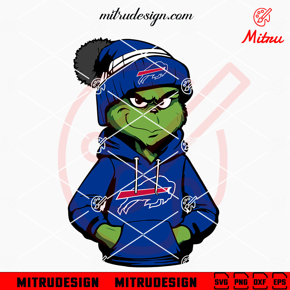 Grinch Wearing Bills Hoodie SVG, Buffalo Bills Boy Christmas SVG, Cutting Files Grinch Wearing Bills Hoodie SVG, Buffalo Bills Boy Christmas SVG, Cutting Files