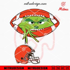 Grinch Holding Indianapolis Colts SVG, Grinch Colts Football Peeking SVG, PNG, DXF, EPS Grinch Holding Cleveland Browns SVG, Grinch Browns Football Peeking SVG, Vector