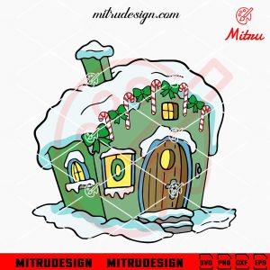 Grinch House SVG, Whoville Village SVG, Funny Christmas House SVG, Digital Download