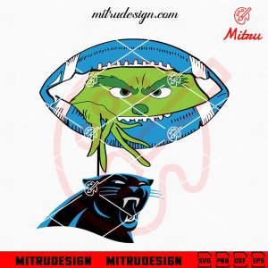 Grinch Holding Indianapolis Colts SVG, Grinch Colts Football Peeking SVG, PNG, DXF, EPS Grinch Holding Carolina Panthers SVG, Grinch Panthers Football Peeking SVG, PNG, DXF, EPS