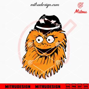 Philly Gritty Face SVG, Flyers Mascot Head SVG, PNG, DXF, EPS, Design
