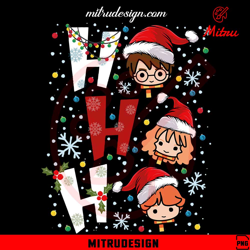 Harry Potter Friends Ho Ho Ho Christmas PNG, Instant Download Harry Potter Friends Ho Ho Ho Christmas PNG, Instant Download
