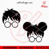 Harry Potter Head SVG, Wizard SVG, PNG, DXF, EPS, Cricut