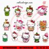 Hello Kitty Christmas Bundle SVG, Candy Cane SVG, Nutcracker SVG, Vector