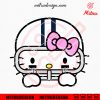 Hello Kitty Dallas Cowboys Peeking SVG, Cute Cowboys Football NFL SVG, PNG, Cricut