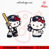 Hello Kitty New York Yankees SVG, PNG, DXF, EPS, Silhouette