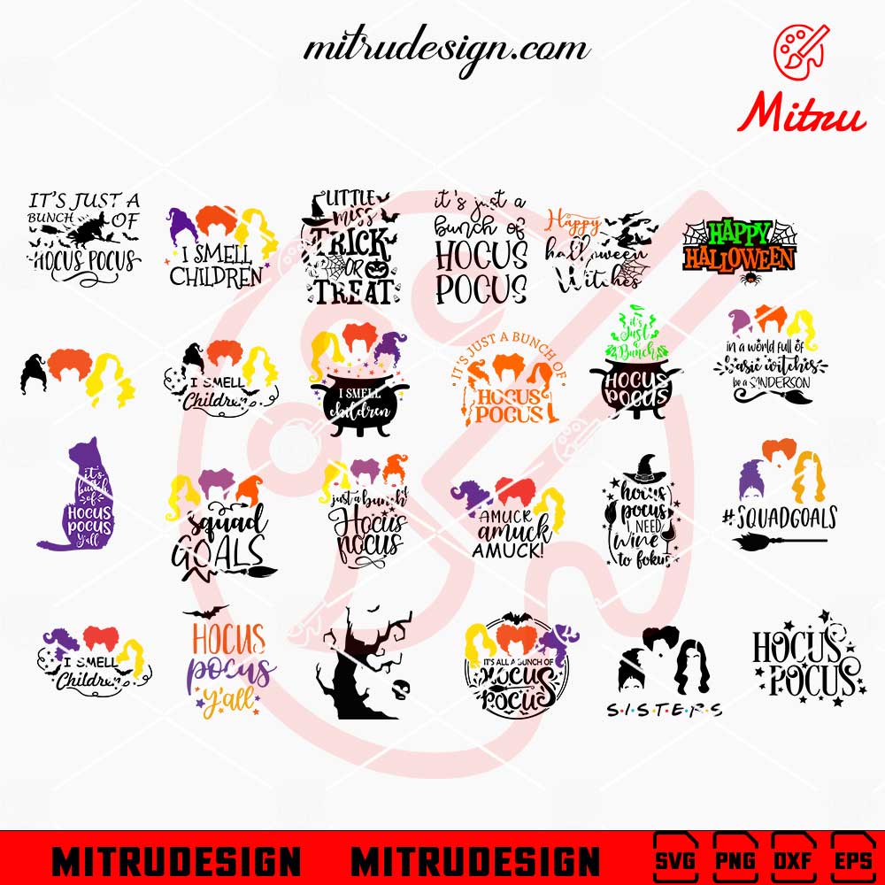 Hocus Pocus Free Bundle SVG, Sanderson Sisters SVG, PNG, Cut Files Hocus Pocus Free Bundle SVG, Sanderson Sisters SVG, PNG, Cut Files