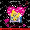 Homer Simpson Love Marge SVG, The Simpsons Valentine’s Day SVG, PNG, DXF, EPS
