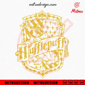 Hufflepuff SVG, Witchcraft SVG, Hogwarts School SVG, Harry Potter Witch SVG, PNG, DXF, EPS