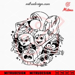 Inside Out 2 SVG, Ennui, Anxiety SVG, Embarrassment SVG, PNG, DXF, EPS