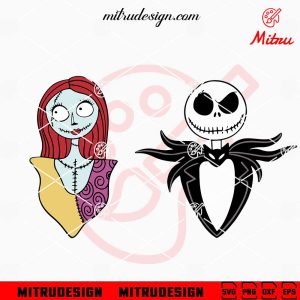 Jack Skellington And Sally SVG, Nightmare Before Christmas SVG