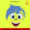 Joy Inside Out Face SVG, PNG, DXF, EPS, For T Shirt
