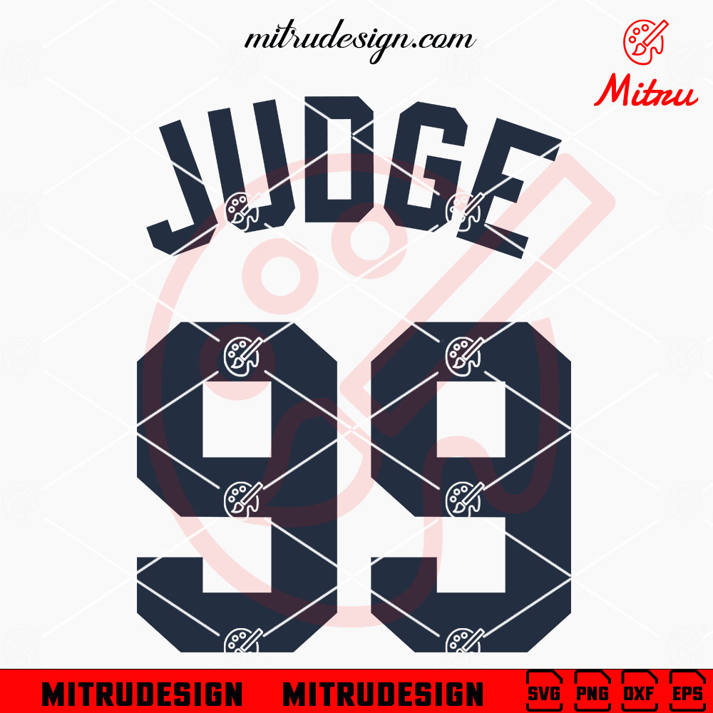 thumbnail image 2 of Aaron Judge #99 New York Yankees Die-Cut Vinyl Sticker – 4x4 Inches – Custom Made 2 of 4