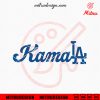 Kamala LA Logo SVG, Kamala Harris Los Angeles Dodgers SVG, PNG, DXF, EPS
