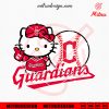 Hello Kitty Cleveland Guardians Baseball SVG, Cute Guardians Team SVG, Designs