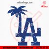 LA Palm Tree Logo SVG, Los Angeles Dodgers LA SVG, PNG, DXF, EPS, Digital Download