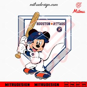 Mickey Mouse New York Yankees SVG, PNG, DXF, EPS, Files Mickey Mouse Houston Astros SVG, PNG, DXF, EPS, Clipart
