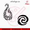 Moana Symbols SVG, Maui Fish Hook SVG, Te Fiti Heart SVG, Cricut Silhouette