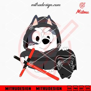 Muffin Heeler Darth Vader SVG, Cute Muffin Dog Star Wars SVG, PNG, DXF, EPS, Files