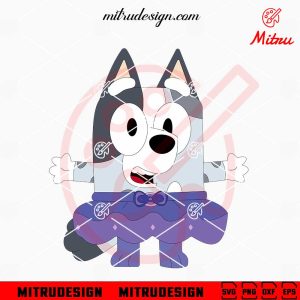 Bluey Muffin Dress SVG, Cute Muffin Heeler SVG, PNG, DXF, EPS, Download