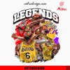 NBA Legends PNG, Lebron James PNG, Kobe Bryant PNG, Michael Jordan PNG, Shirt Design