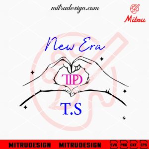New Era TTPD TS Hand Heart SVG, Taylor Swift Album 2024 SVG, Swiftie SVG, PNG, DXF, EPS
