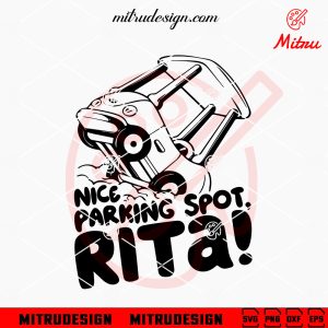 Bluey Nice Parking Spot Rita SVG, Funny Heeler Dog Grandma SVG, PNG, DXF, EPS, Cricut