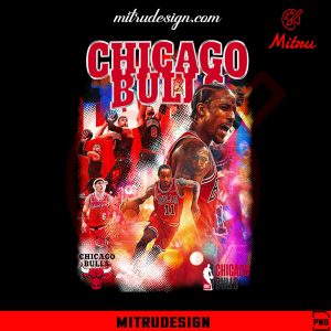 Chicago Bulls Bootleg PNG, Vintage Bulls Basketball Shirt PNG, Files