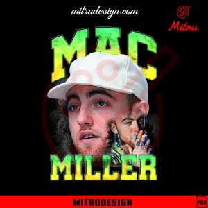 Retro Bootleg Mac Miller PNG, Swimming In Circles PNG, For Tee Shirt