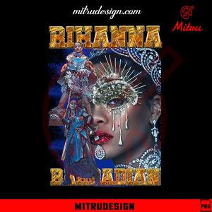 Rihanna 90s Vintage PNG, Rihanna Fan PNG, For Shirt