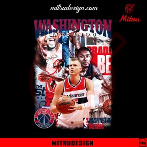 Washington Wizards Bootleg PNG, Vintage Wizards Basketball Team PNG, Instant Digital Download