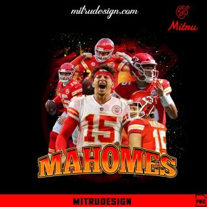 Patrick Mahomes Bootleg PNG, Mahomes Kansas City Chiefs PNG, For Shirt