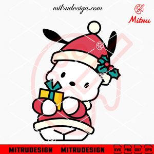 Pochacco Christmas SVG, Hello Kitty Dog Xmas SVG, PNG, DXF, EPS, Vector