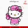 Pink Hello Kitty Texas Rangers SVG, Cute Texas Baseball Team SVG, PNG, DXF, EPS