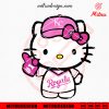 Pink Hello Kitty Kansas City Royals SVG, PNG, DXF, EPS, Designs