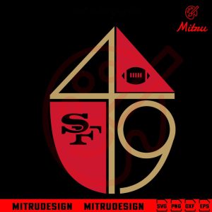 San Francisco 49ers Logo SVG, SF 49ers Football SVG, PNG, EPS, DXF, Instant Download