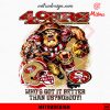 San Francisco 49ers Mascot PNG, 49ers Football Fan PNG, Design