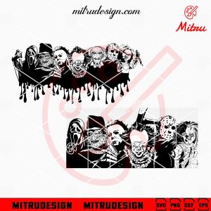 Scary Movie Friend SVG, Horror Characters SVG, Halloween Killer SVG, PNG
