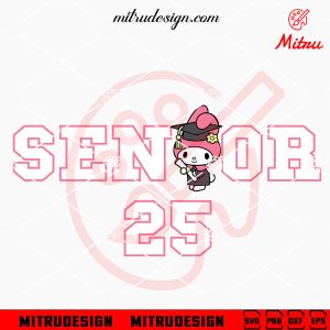 My Melody Senior 25 SVG, PNG, DXF, EPS, Cutting Files