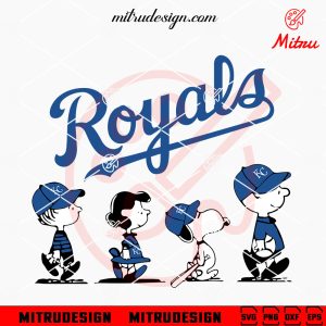Peanuts Snoopy Kansas City Royals SVG, PNG, DXF, EPS, Digital Download