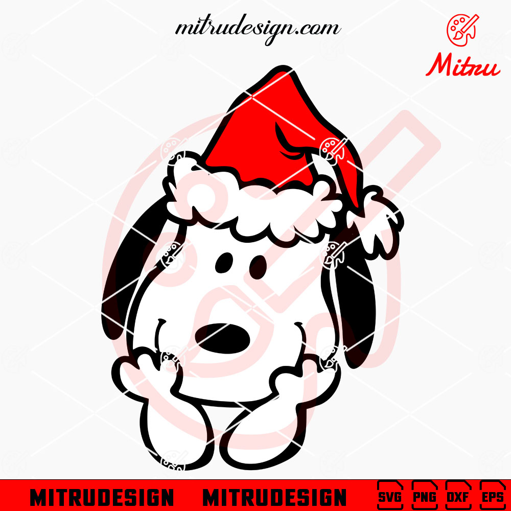 Snoopy Santa Hat Christmas SVG, PNG, DXF, EPS, Digital Download Snoopy Santa Hat Christmas SVG, PNG, DXF, EPS, Digital Download