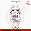 Bluey Stormtrooper SVG, Blue Dog Star Wars SVG, PNG, DXF, EPS, Cutting Files