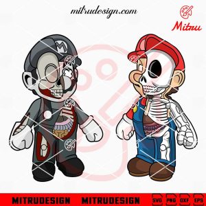 Sinestro Half Skeleton SVG, Sinestro Horror Halloween SVG, PNG, DXF, EPS, Designs Super Mario Half Skeleton SVG, Mario Horror Halloween SVG, PNG, DXF, EPS, Downloads