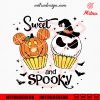 Sweet And Spooky SVG, Halloween Mickey And Jack Ice Cream SVG, Files For Shirt