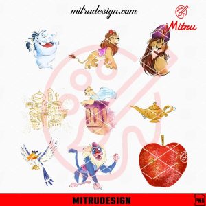 The Magic Lamp Lion King Bundle PNG, Funny Disney Movie PNG, Designs