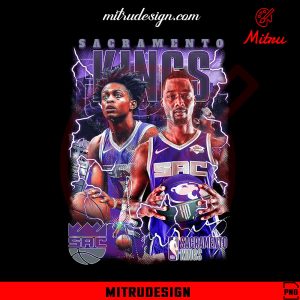 Vintage Sacramento Kings PNG, Kings Basketball Bootleg PNG, T-Shirt