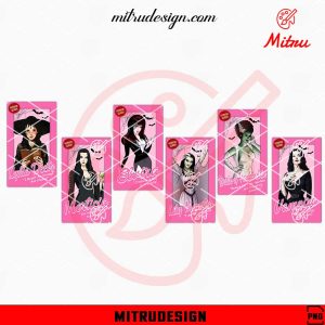 Woman Horror Movie Barbie Bundle PNG, Morticia, Vampira, Elvira Halloween PNG